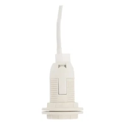 White Cable For Paper Star Lantern E14 Socket 3,5 M