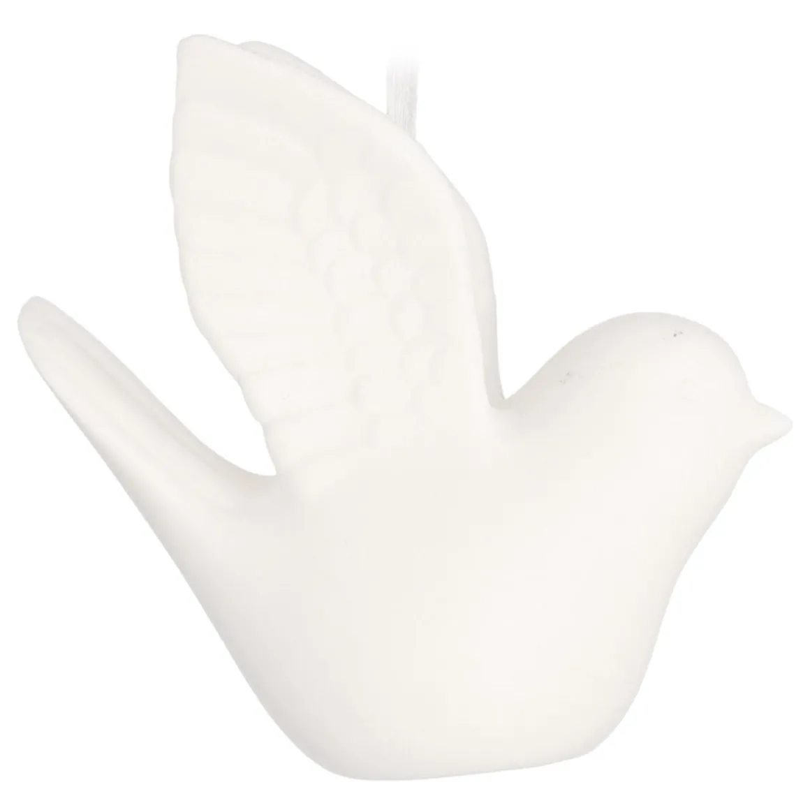 White Dove Christmas Ornament Made Of Porcelain