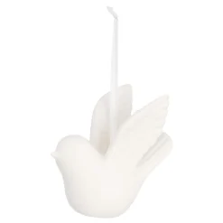 White Dove Christmas Ornament Made Of Porcelain