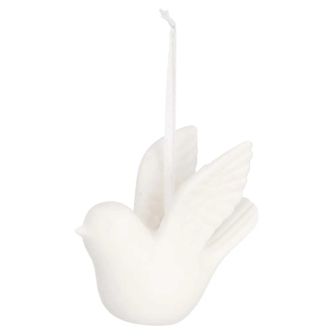 White Dove Christmas Ornament Made Of Porcelain