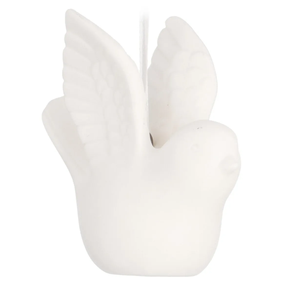 White Dove Christmas Ornament Made Of Porcelain