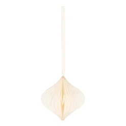 White Paper Christmas Ornament 8 Cm