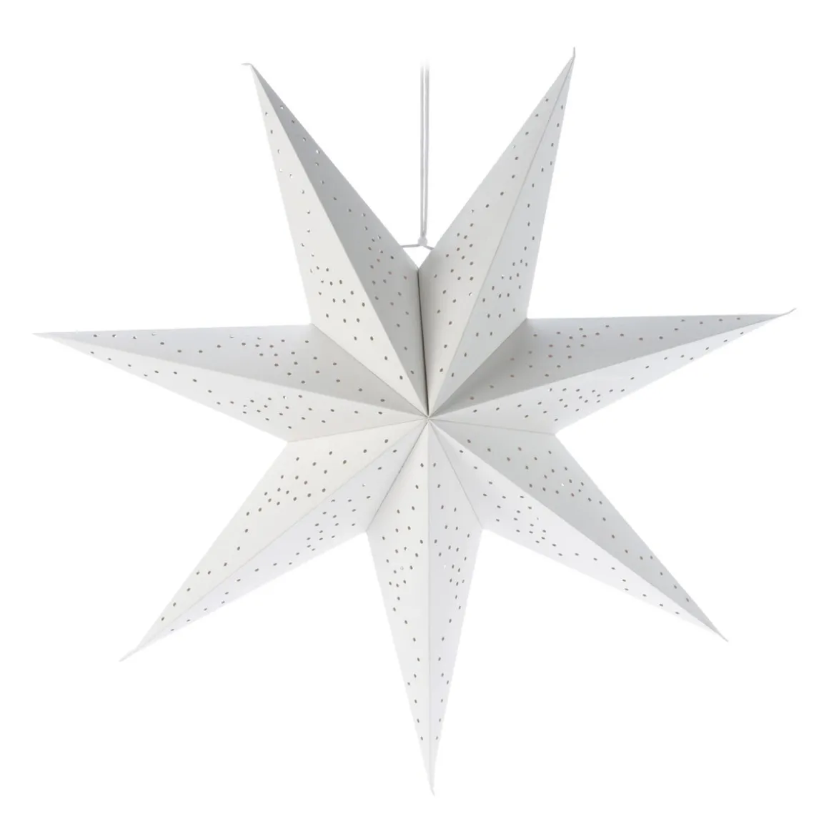 White Paper Decoration Star 60 Cm
