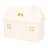 White Porcelain House With LED Light