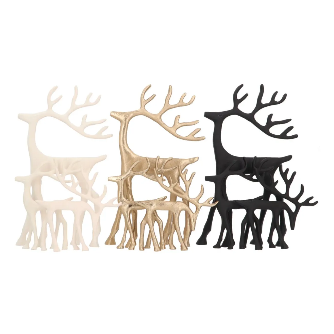 White Reindeer With Elegant Antlers
