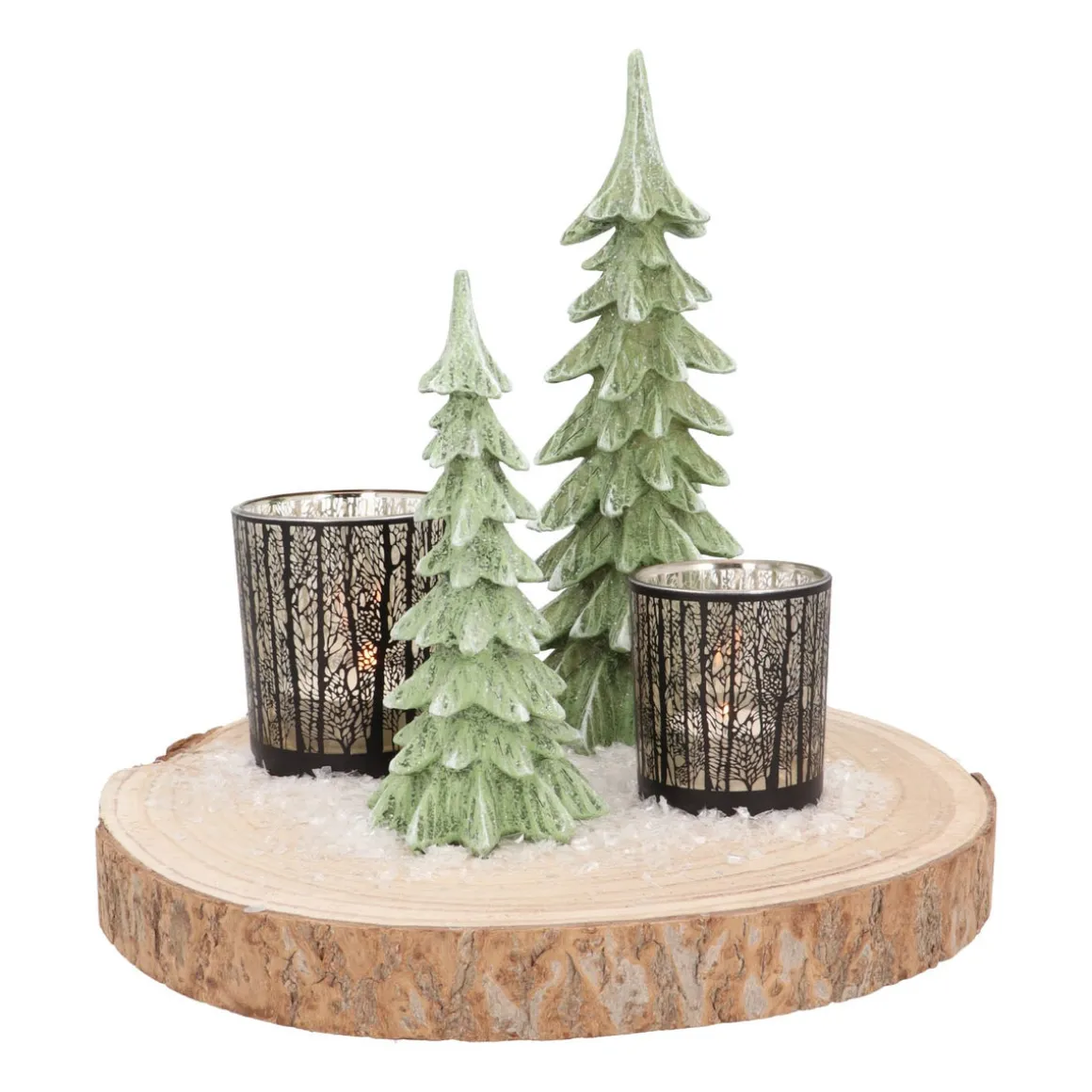 Wood Log Slice 34cm