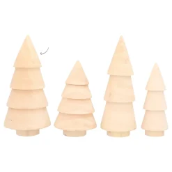Wooden Christmas Tree For A Serene Christmas Decoration