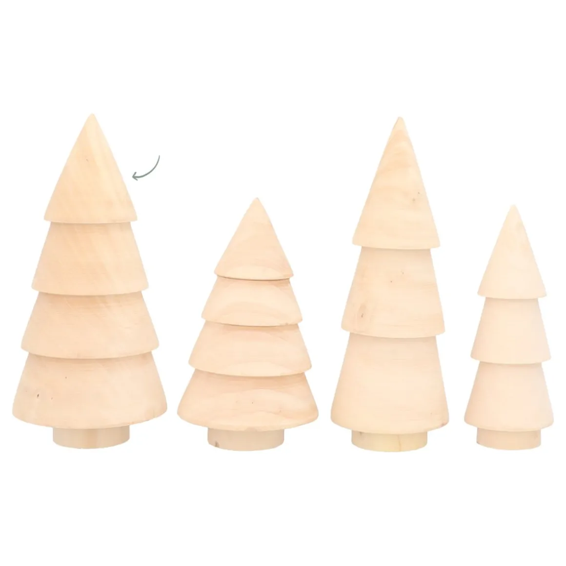 Wooden Christmas Tree For A Serene Christmas Decoration