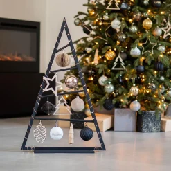Wooden Cone Ornament | Natural | 15 Cm