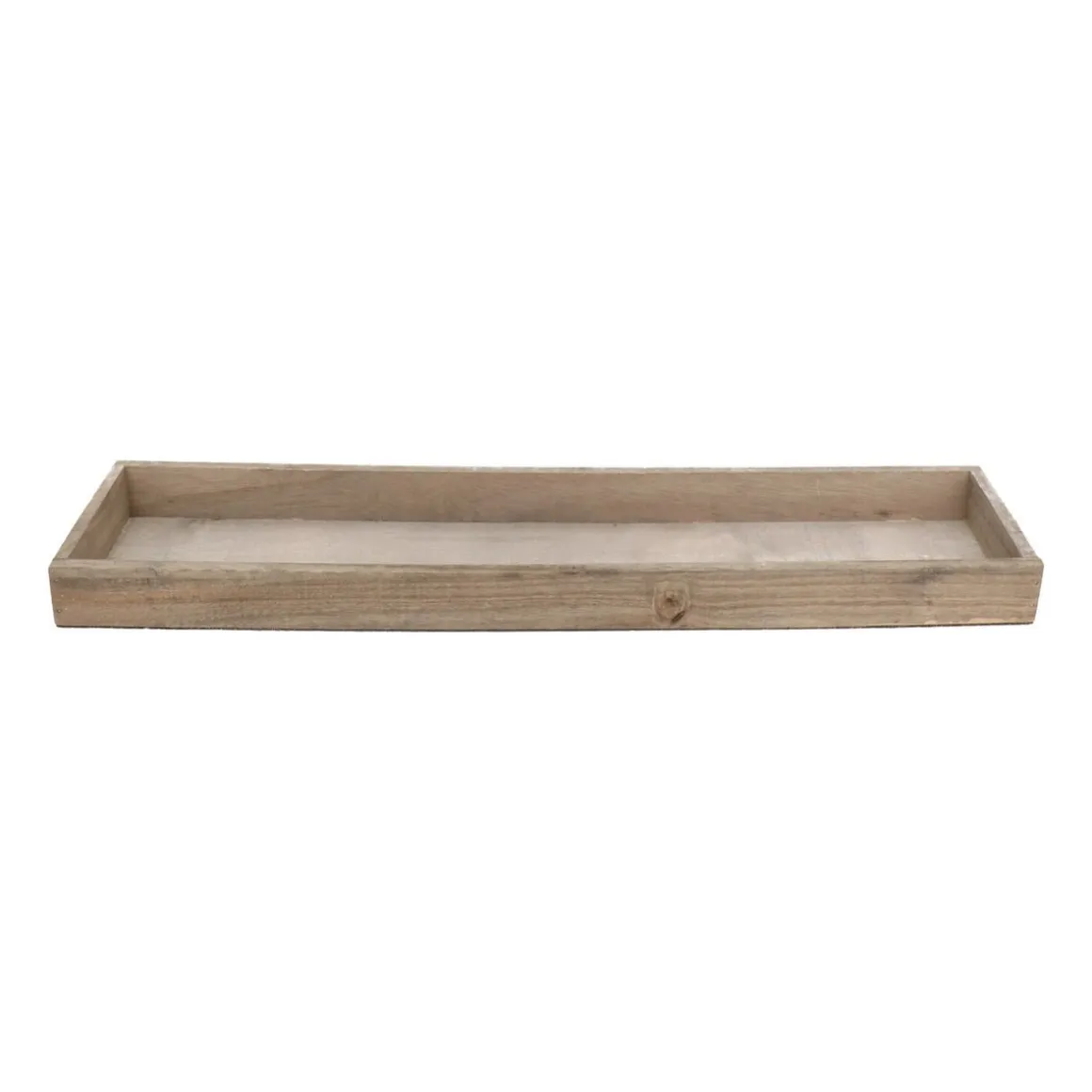 Wooden Tray | Light Grey | 57x14 Cm