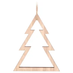 Wooden Tree Ornament | Natural | 15 Cm
