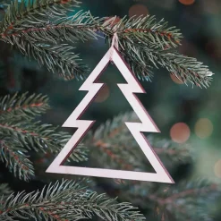 Wooden Tree Ornament | Natural | 15 Cm